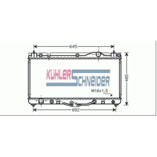 3201091 KUHLER SCHNEIDER Радиатор, охлаждение двигател