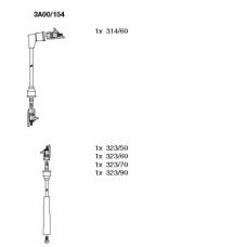 3A00/154 BREMI Комплект проводов зажигания
