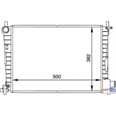 8MK 376 714-241 HELLA Радиатор, охлаждение двигателя