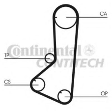 CT839 CONTITECH Ремень ГРМ