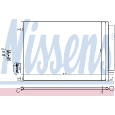 940280 NISSENS Конденсатор, кондиционер