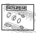 0475-PD5R FEBEST Ремкомплект, тормозной суппорт