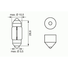 1 987 302 227 BOSCH Лампа накаливания