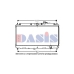 100590N AKS DASIS Радиатор, охлаждение двигателя