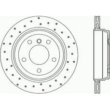 BDRS2243.25 OPEN PARTS Тормозной диск