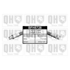 BFH5728 QUINTON HAZELL Тормозной шланг