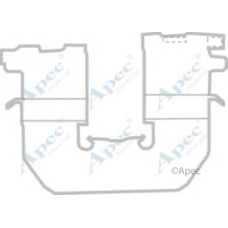 KIT1173 APEC Комплектующие, тормозные колодки