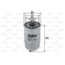 587713 VALEO Топливный фильтр
