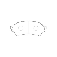 FP0798 FIT Комплект тормозных колодок, дисковый тормоз