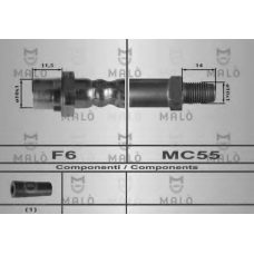 80336 Malo Тормозной шланг