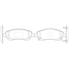 FP8192 FIT Комплект тормозных колодок, дисковый тормоз