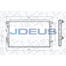 RA0010301 JDEUS Радиатор, охлаждение двигателя