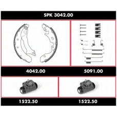SPK 3042.00 ROADHOUSE Комплект тормозов, барабанный тормозной механизм