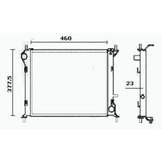 RM0438 EQUAL QUALITY Радиатор, охлаждение двигателя