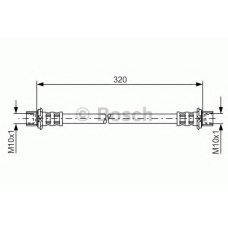 1 987 481 181 BOSCH Тормозной шланг