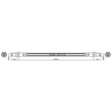 VBH606 MOTAQUIP Тормозной шланг