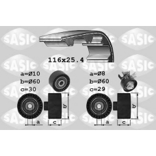1750034 SASIC Комплект ремня ГРМ