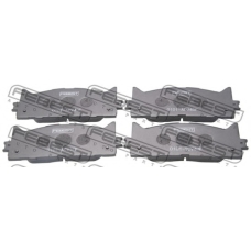 0101-ACV40F FEBEST Комплект тормозных колодок, дисковый тормоз