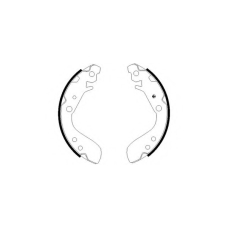 8DB 355 002-651 HELLA PAGID Комплект тормозных колодок