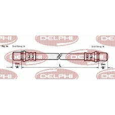 LH2275 DELPHI Тормозной шланг