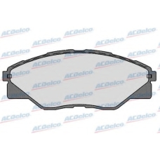 AC0581718D AC Delco Комплект тормозных колодок, дисковый тормоз
