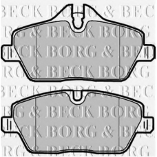 BBP1926 BORG & BECK Комплект тормозных колодок, дисковый тормоз