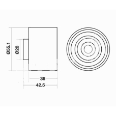 ITB-6615 IPS Parts Устройство для натяжения ремня, ремень грм