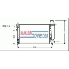 1509201 KUHLER SCHNEIDER Радиатор, охлаждение двигател