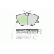 35-0168 KAGER Комплект тормозных колодок, дисковый тормоз