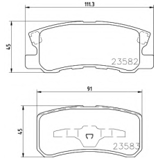8DB 355 009-691 HELLA PAGID Комплект тормозных колодок, дисковый тормоз