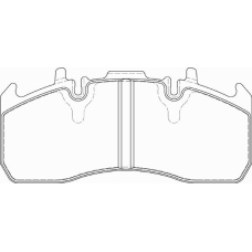 DCV1856B DURON Комплект тормозных колодок, дисковый тормоз