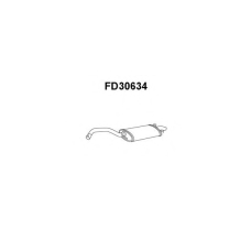 FD30634 VENEPORTE Глушитель выхлопных газов конечный