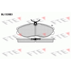 BL1328B3 FTE Комплект тормозных колодок, дисковый тормоз