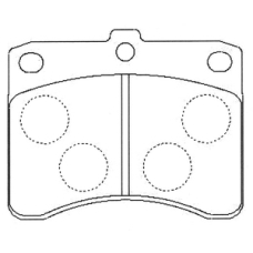PN-6114 JNBK Колодки тормозные