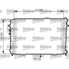 735500 VALEO Радиатор, охлаждение двигателя