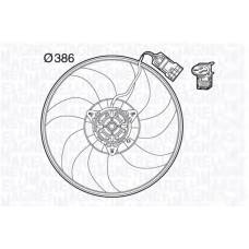 069422570010 MAGNETI MARELLI Вентилятор, охлаждение двигателя