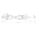 DRS6200.00 OPEN PARTS Приводной вал