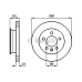 0 986 478 548 BOSCH Тормозной диск