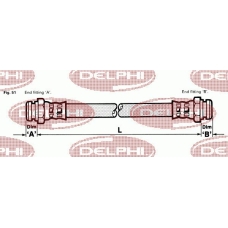 LH0149 DELPHI Тормозной шланг