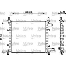 731992 VALEO Радиатор, охлаждение двигателя