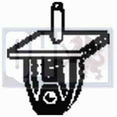 420467 KLARIUS Кронштейн, глушитель