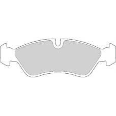 FD6277N NECTO Комплект тормозных колодок, дисковый тормоз