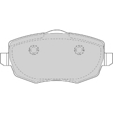 DBP231581 DURON Комплект тормозных колодок, дисковый тормоз