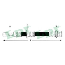 6T48081 LPR Тормозной шланг