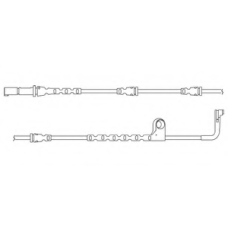 LZ0226 DELPHI Контрольный контакт, контроль слоя тормозных колод