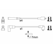 0 986 356 866 BOSCH Комплект проводов зажигания