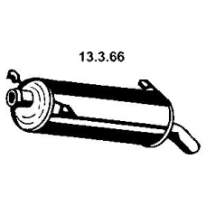 13.3.66 EBERSPACHER Глушитель выхлопных газов конечный