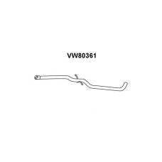 VW80361 VENEPORTE Труба выхлопного газа