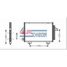 3220181 KUHLER SCHNEIDER Конденсатор, кондиционер