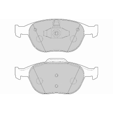 FD7034V NECTO Комплект тормозных колодок, дисковый тормоз